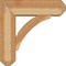 Ekena Millwork Thorton Craftsman Rough Sawn Bracket w/ Offset Brace, Western Red Cedar, 8"W x 26"D x 26"H BKT0806X26X26THR04RWR - alternate 3